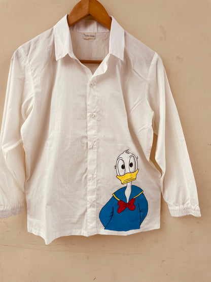 White Donald Duck Shirt