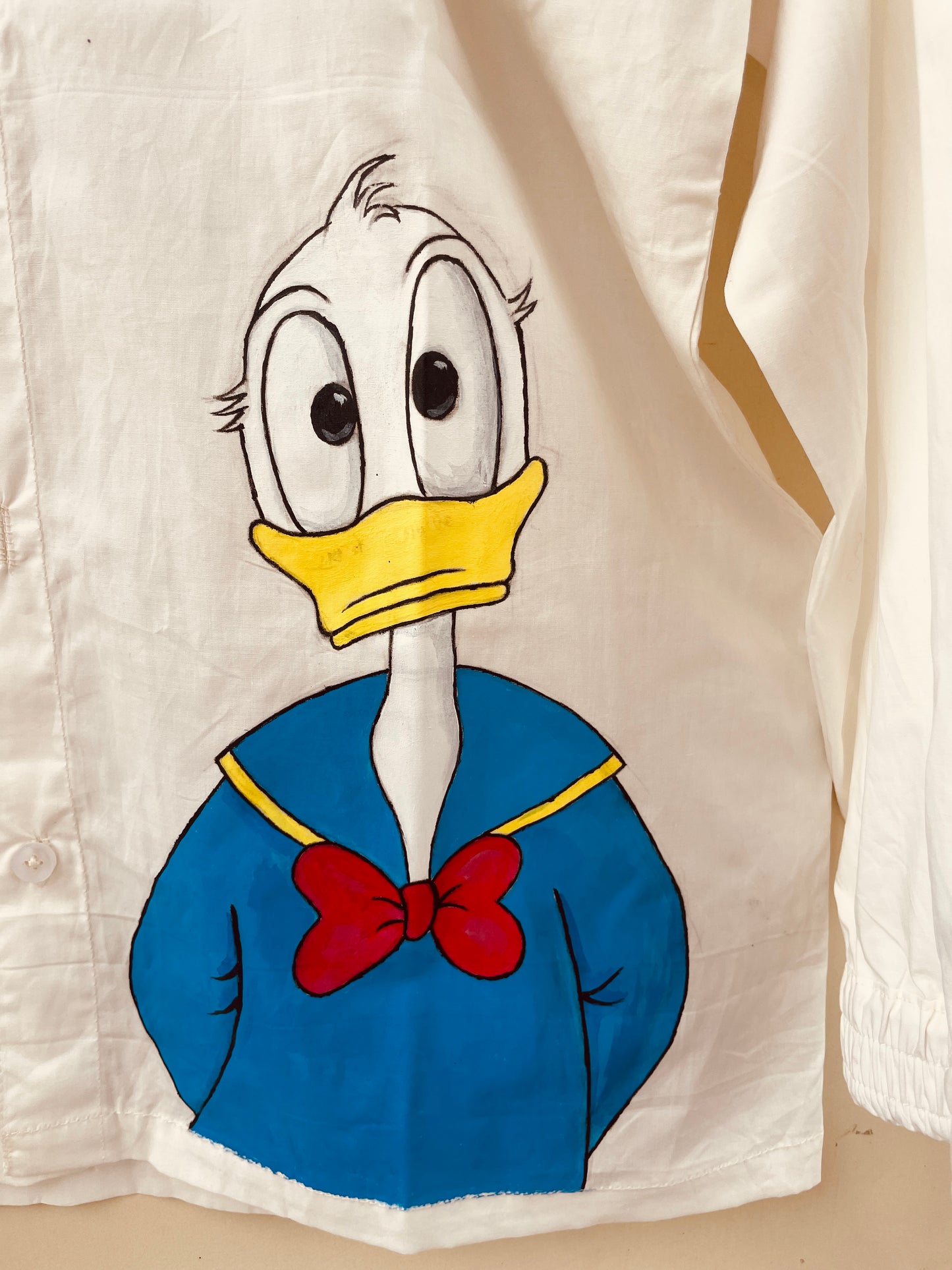 White Donald Duck Shirt